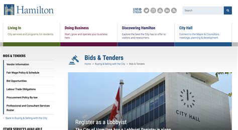 bids and tenders ontario.